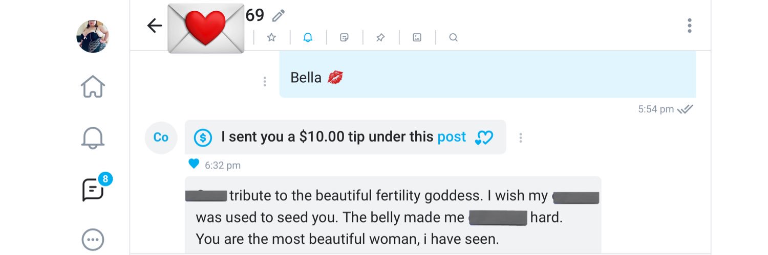 BBWGoddessBella's profile banner image