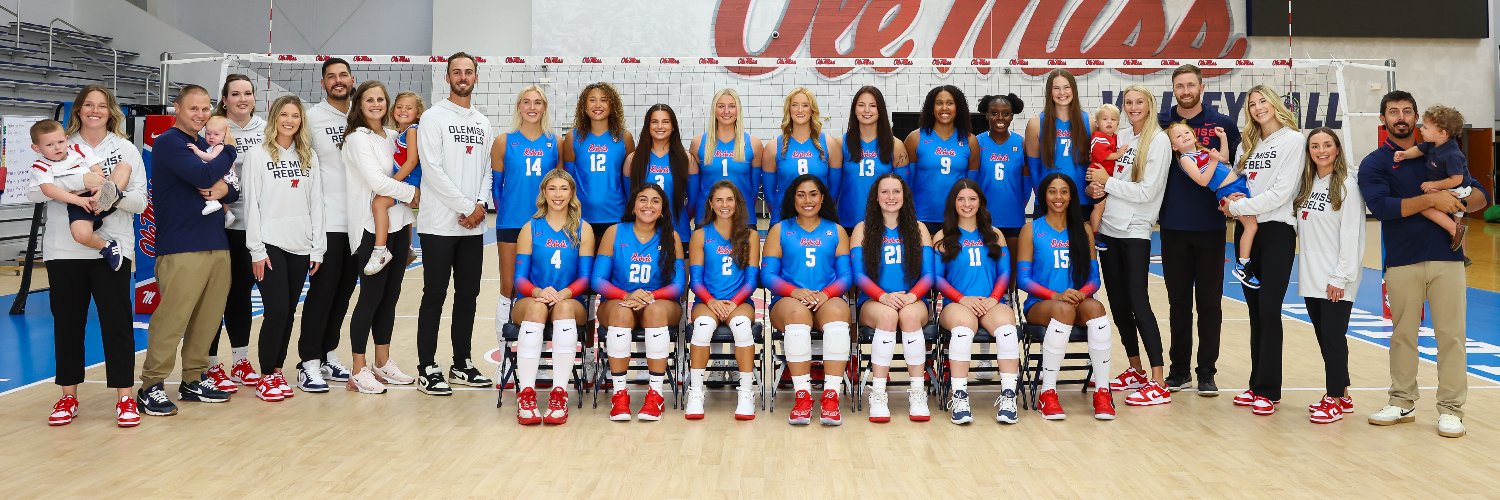 Ole Miss Volleyball banner