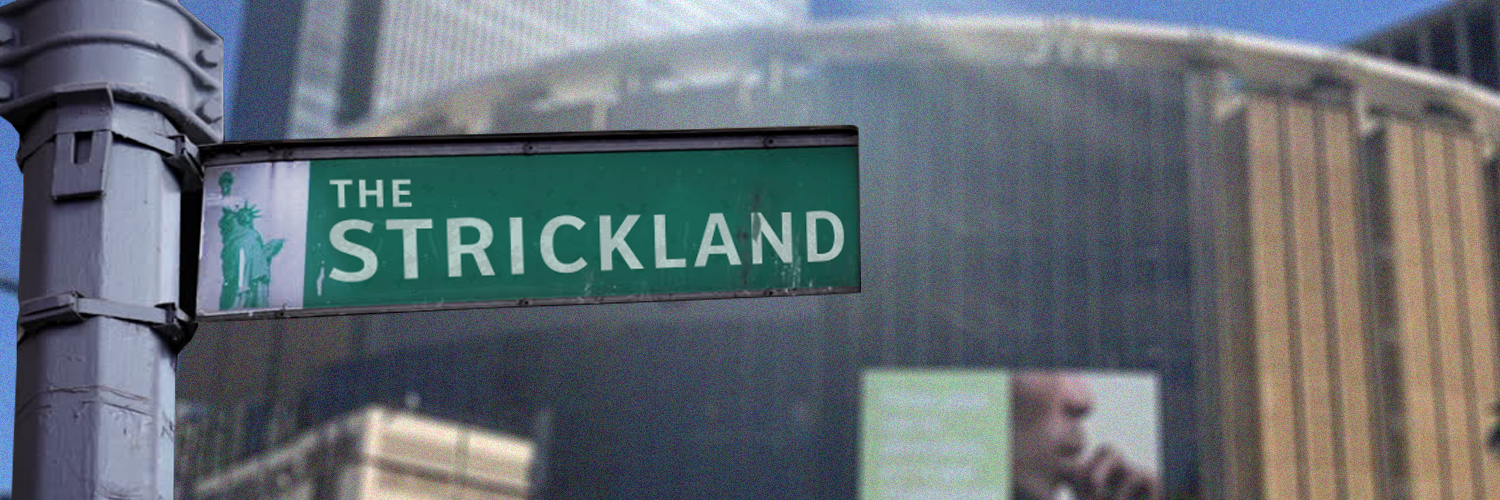 The Strickland's banner