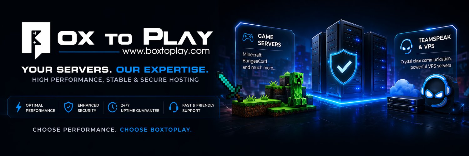 BoxToPlay's profile banner image