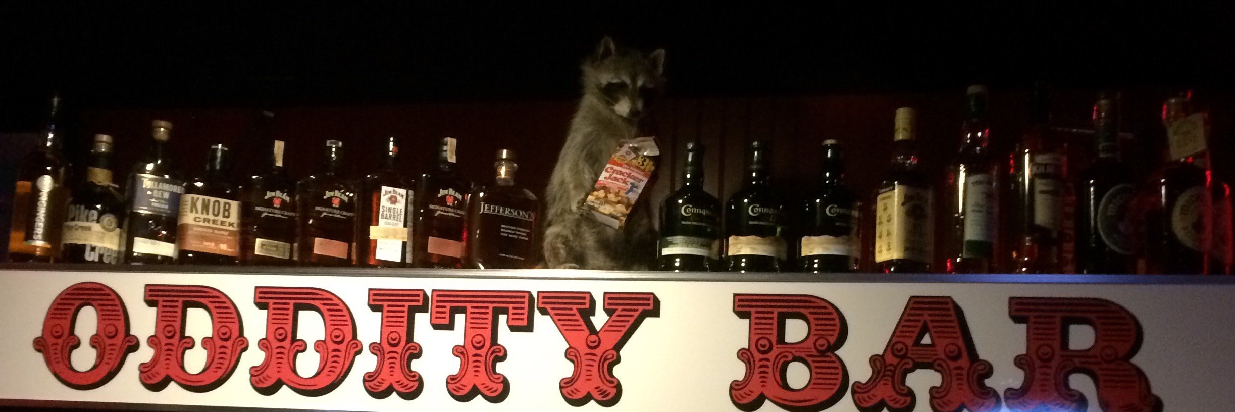 Oddity Bar banner