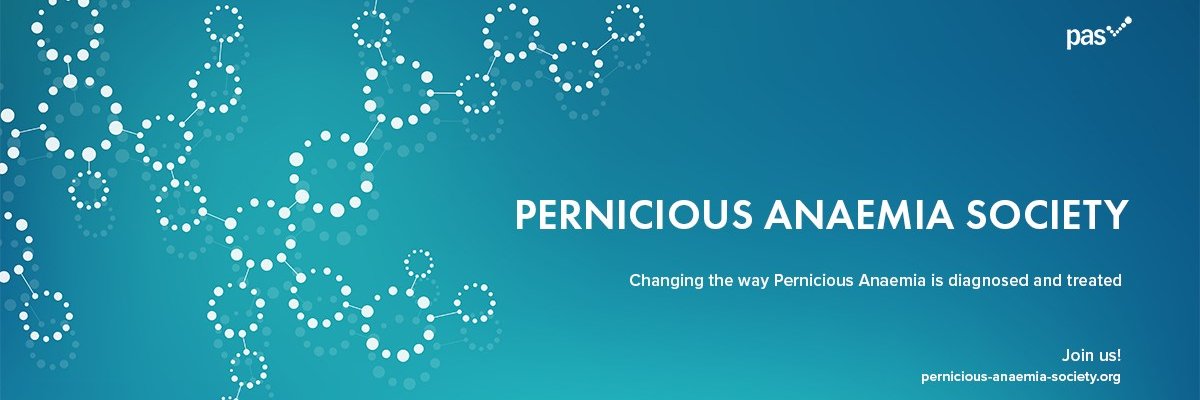Pernicious Anaemia Society banner