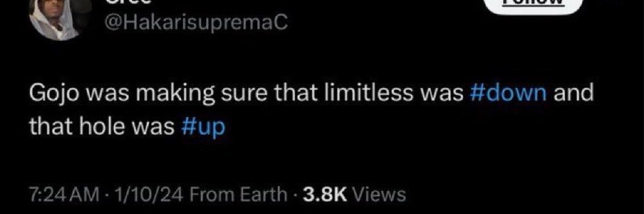 ‎captain gojo dicknballs banner