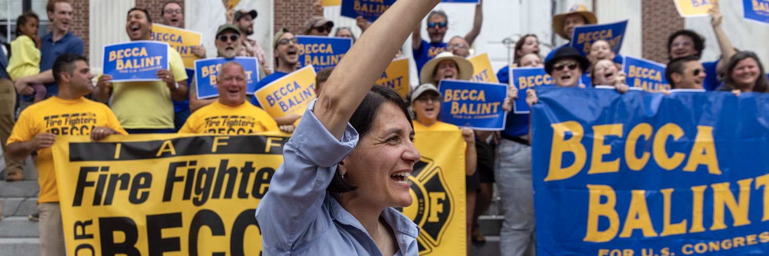 Becca Balint's banner