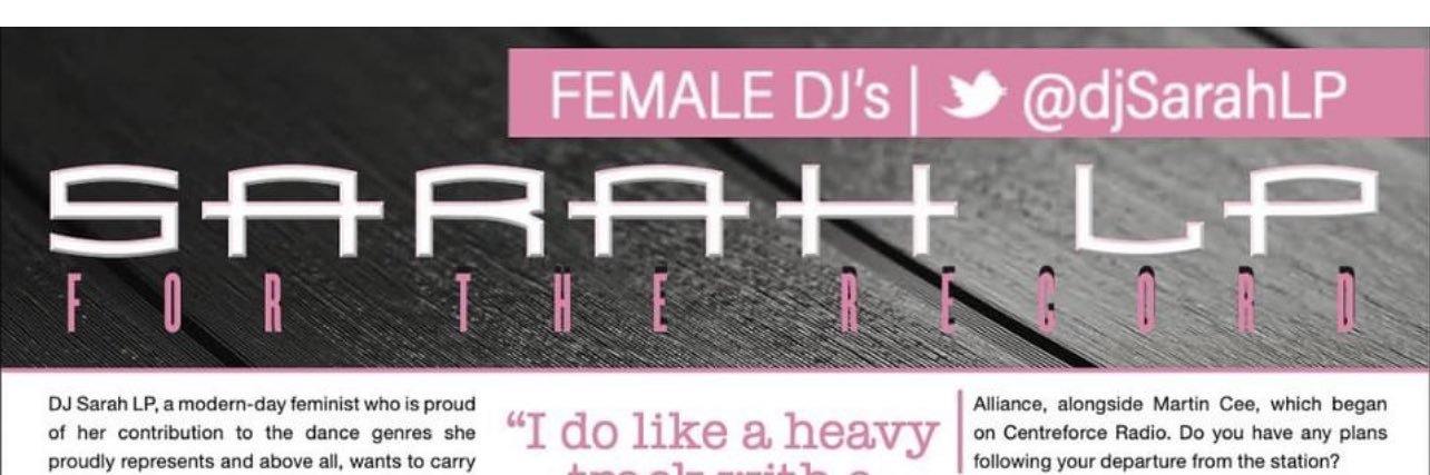 DjSarahLP 🎧 banner