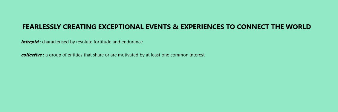 The Intrepid Collective banner