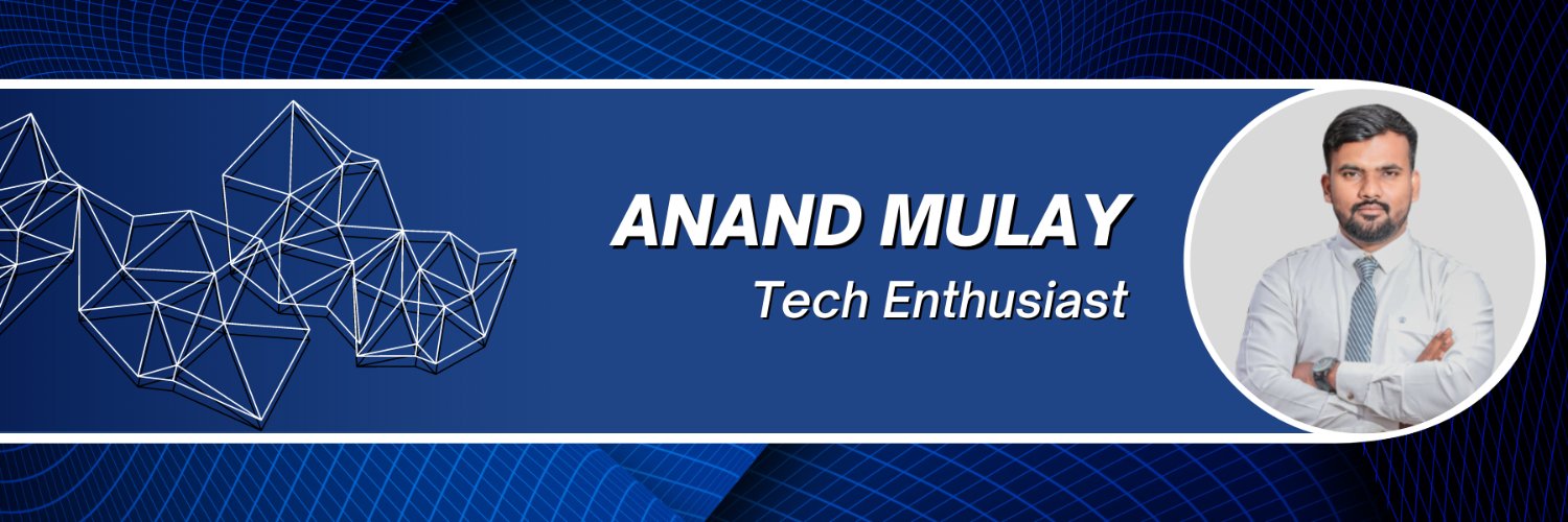 ErAnandMulay's profile banner image