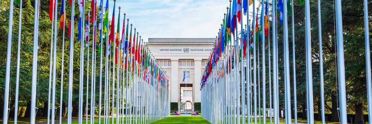 Permanent Mission of the I.R. of IRAN to UNOG's banner