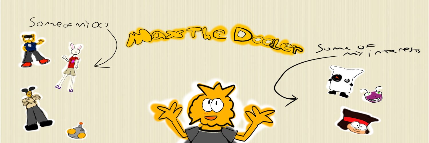 Max The Doodler banner