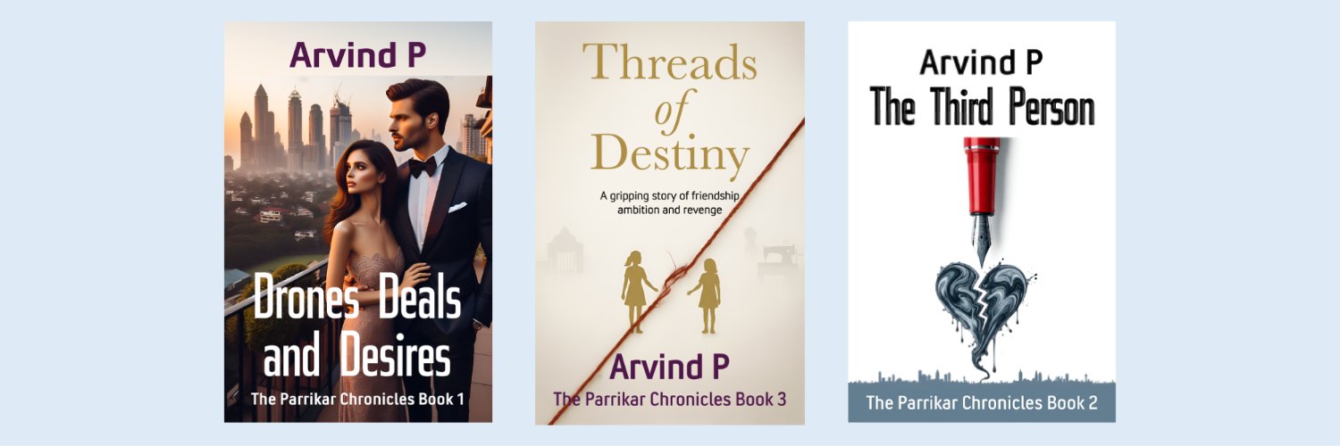 AP Thinks (Arvind P) banner