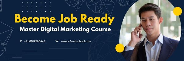 W3webschoolO Profile Banner