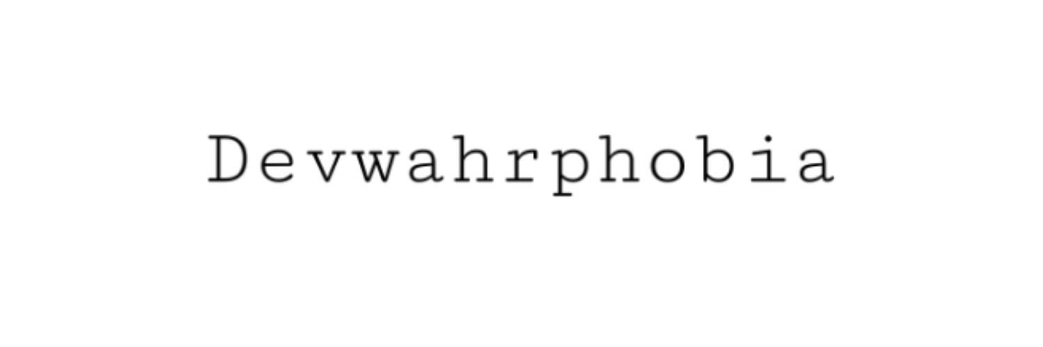 devwahrphobia's profile banner image
