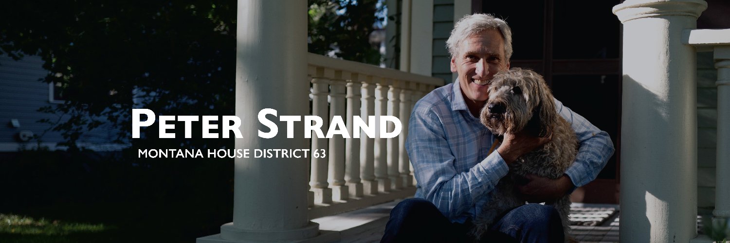 Representative Peter Strand banner