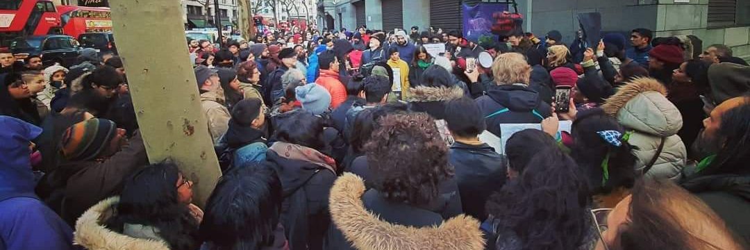 South Asian Students Against Fascism UK banner