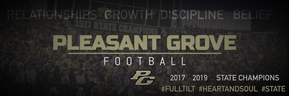 Pleasant Grove Football banner