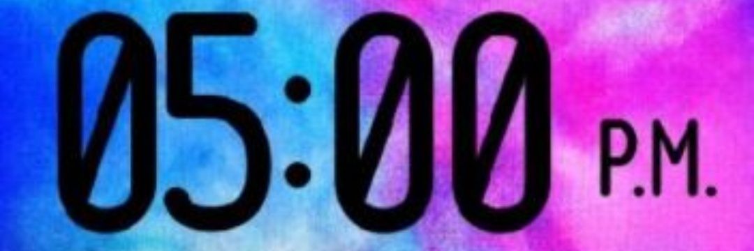 05:00 PM banner