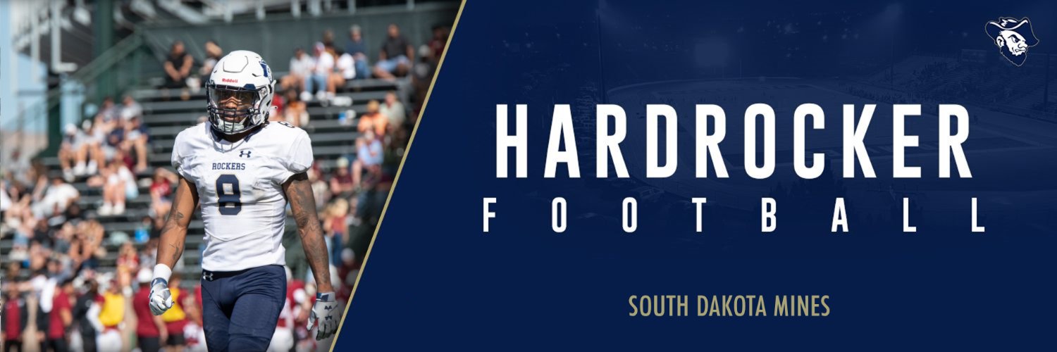 South Dakota Mines Football's banner