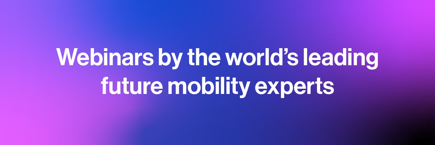 Mobex | Future Mobility Webinars (@WeAreMobex) / Posts / X