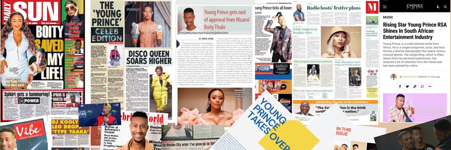 Prince Moabi Thulo's banner