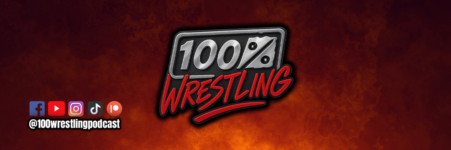 100% Wrestling Podcast banner