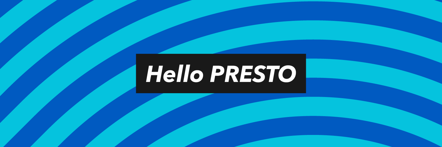 PRESTO card banner