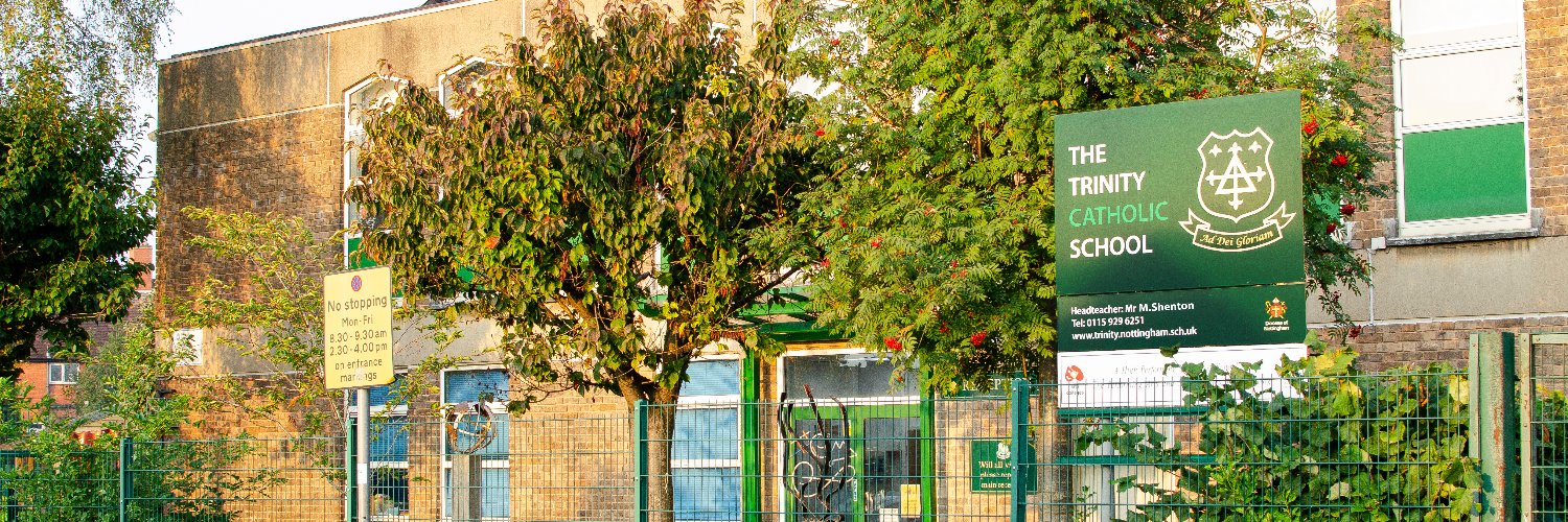 The Trinity Catholic School banner