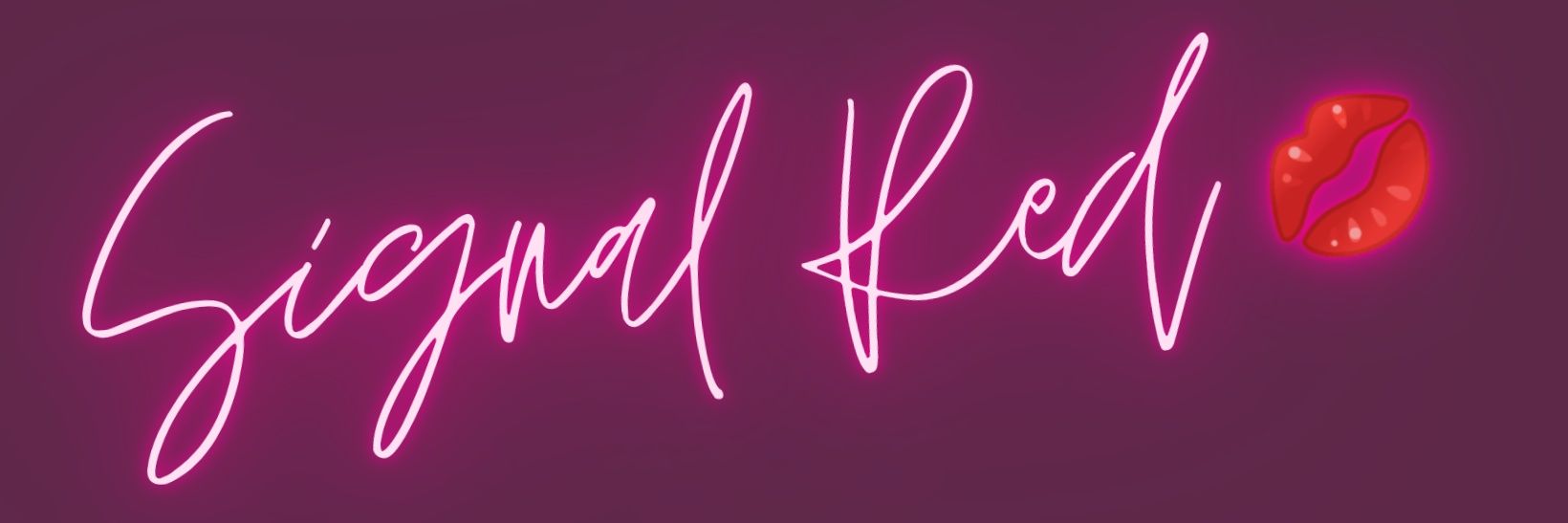 Signal Red 💋 banner