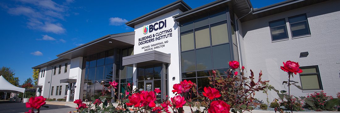 Bleeding and Clotting Disorders Institute banner