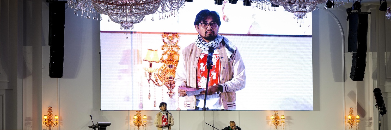 Faisal Tehrani's banner