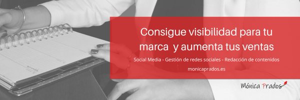 Mónica Prados - Community manager y Social Media Profile Banner