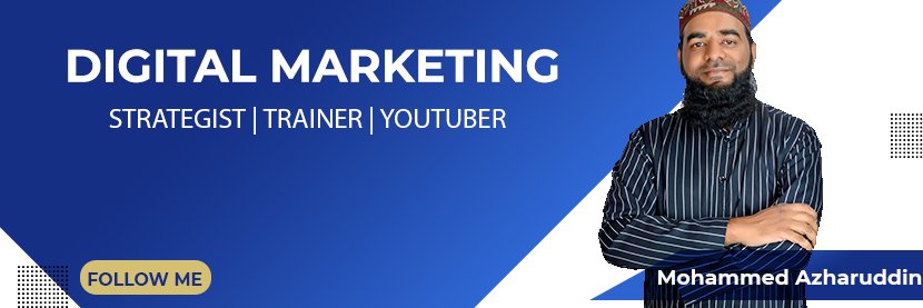 digitalazhar's profile banner image