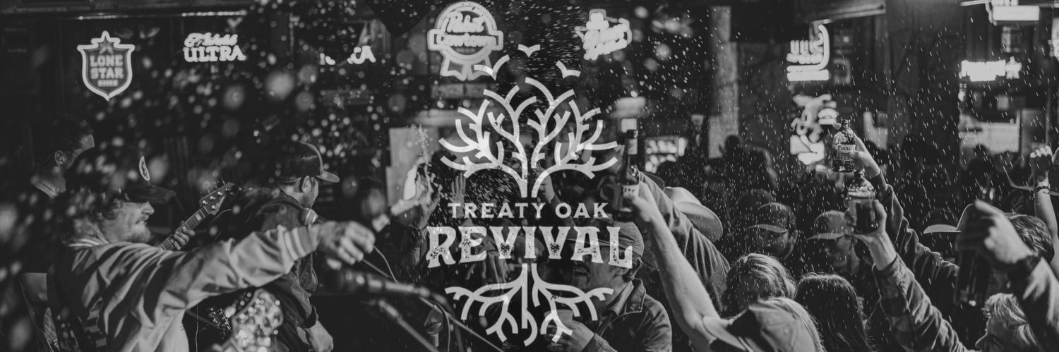Treaty Oak Revival's banner