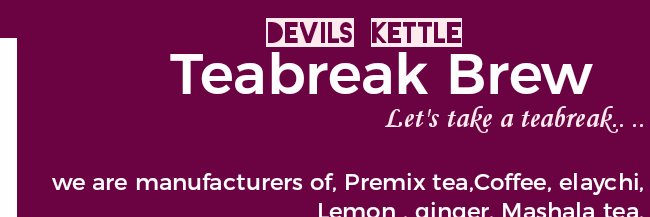 Teabreak Brew (Kettle) banner