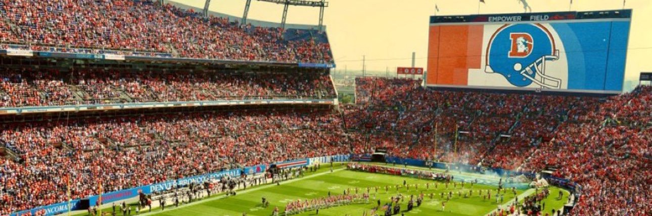 #1 broncos fan banner