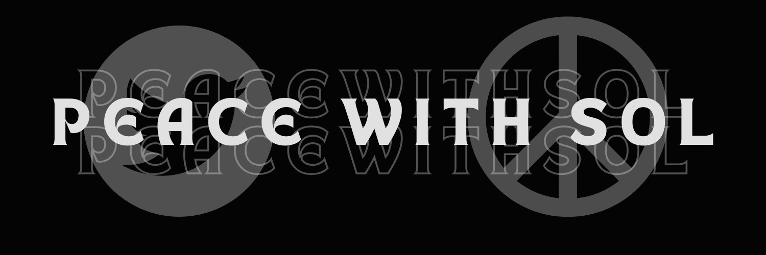 peace_withSOL's profile banner image