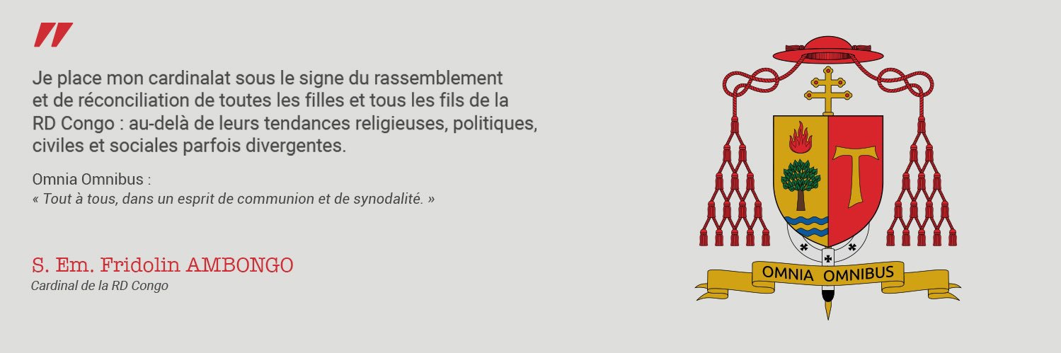 Cardinal Fridolin Ambongo Besungu banner