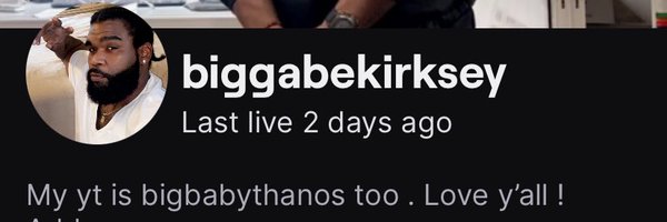 bigbabythanos Profile Banner