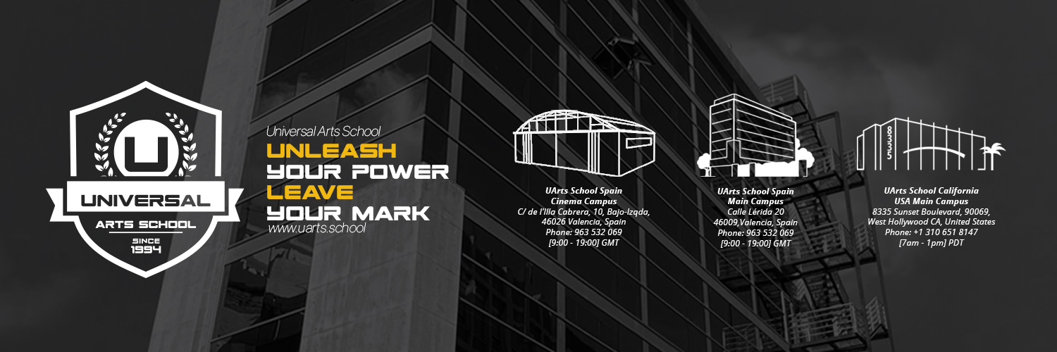 Universal Arts School banner