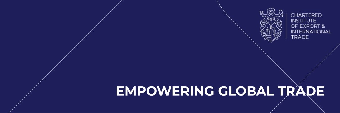 Chartered Institute of Export& International Trade banner