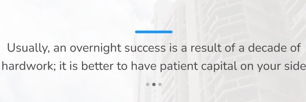 InfoEdgeVC Profile Banner