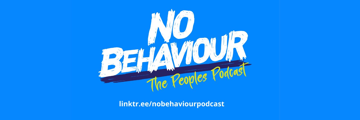 No Behaviour Podcast banner