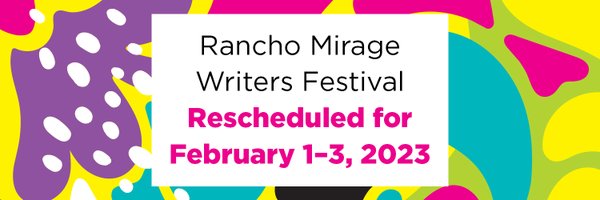 Rancho Mirage Writers Festival Profile Banner
