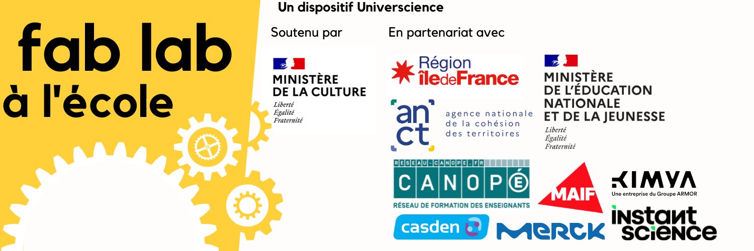 Fab Lab à l'école banner