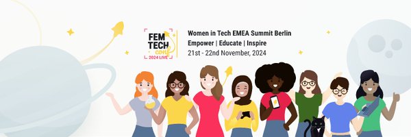 FemTechConf 👩🏾‍💻👩‍💻👩🏽‍💻🌈 Profile Banner
