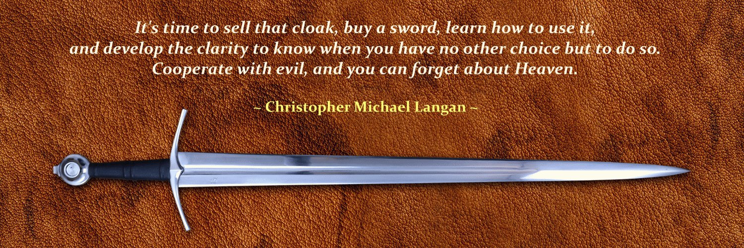 Chris Langan's banner