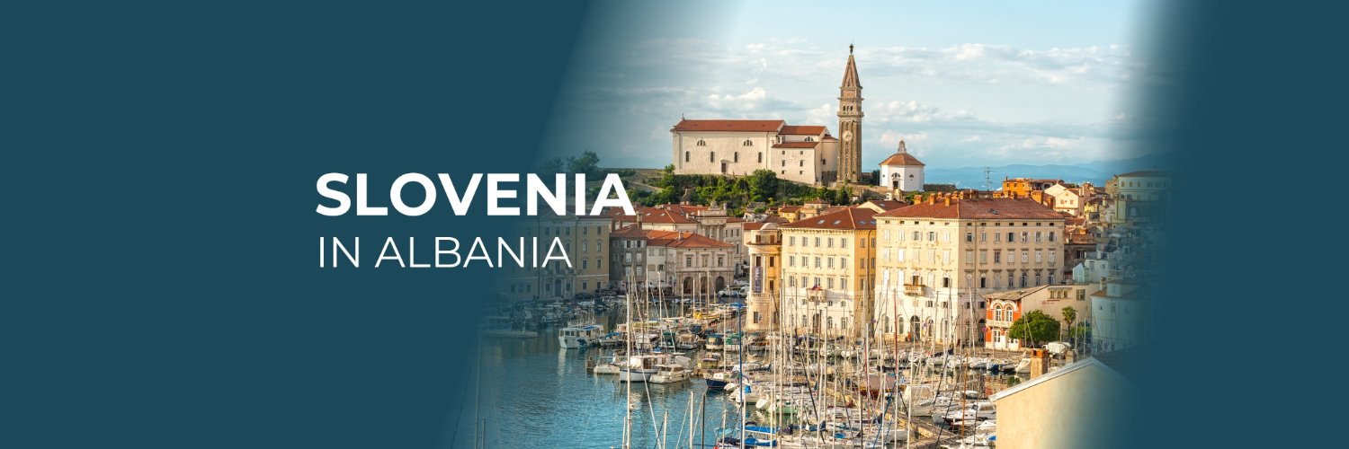 Slovenia in Albania banner