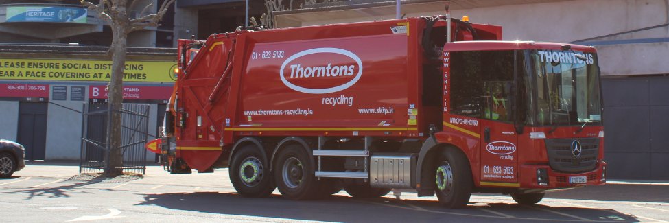 Thorntons Recycling banner