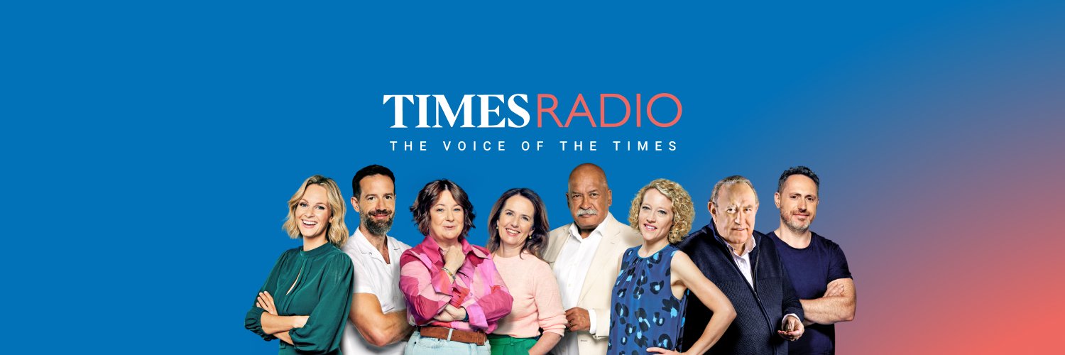 Times Radio's banner