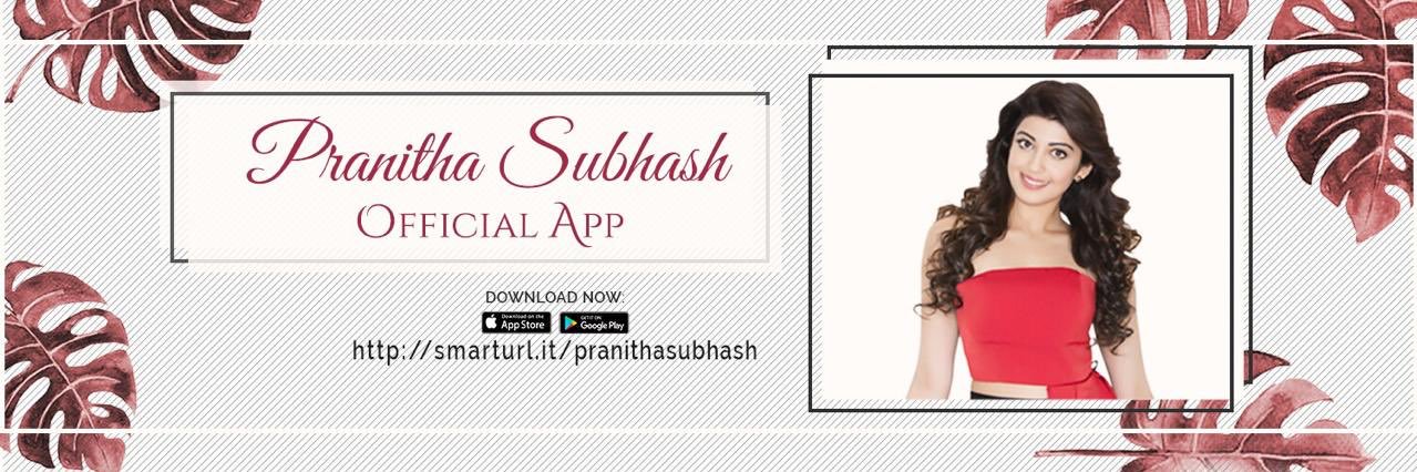 Pranitha Subhash's banner