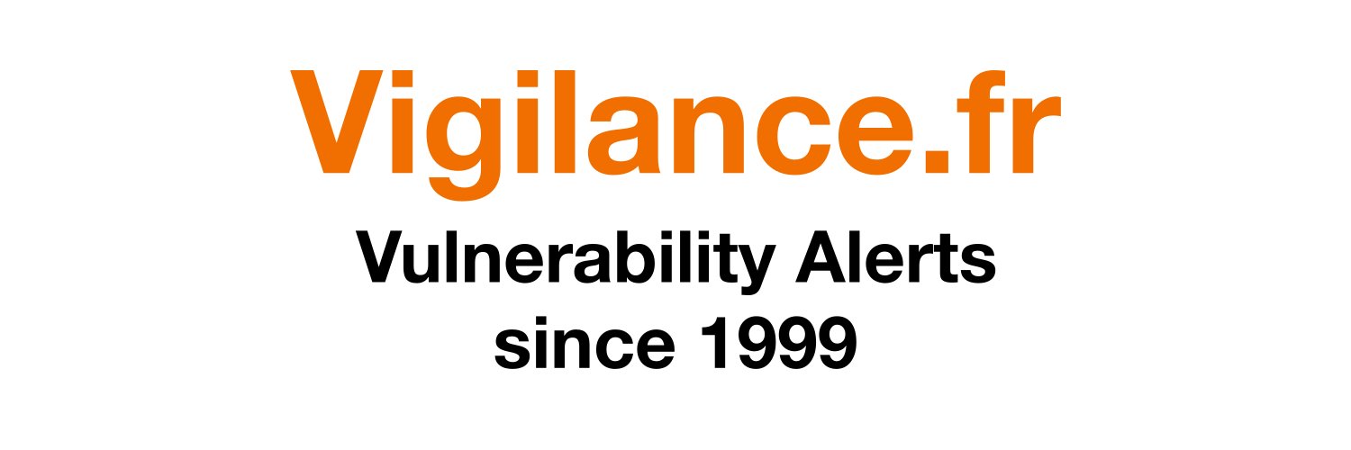 Vigilance Vulnerability Alerts (@vigilance_en) / Posts / X